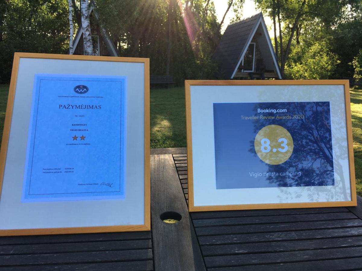 Vigio Brasta Camping Elektrenai Eksteriør bilde