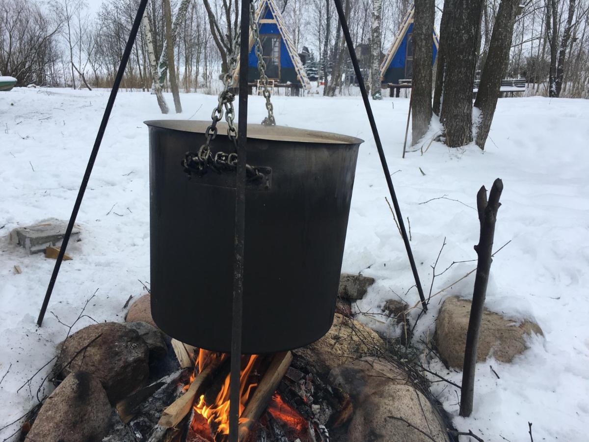 Vigio Brasta Camping Elektrenai Eksteriør bilde