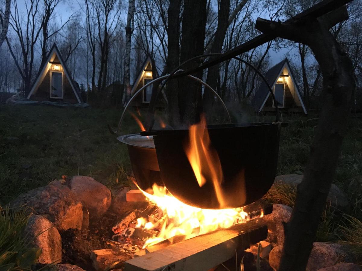 Vigio Brasta Camping Elektrenai Eksteriør bilde