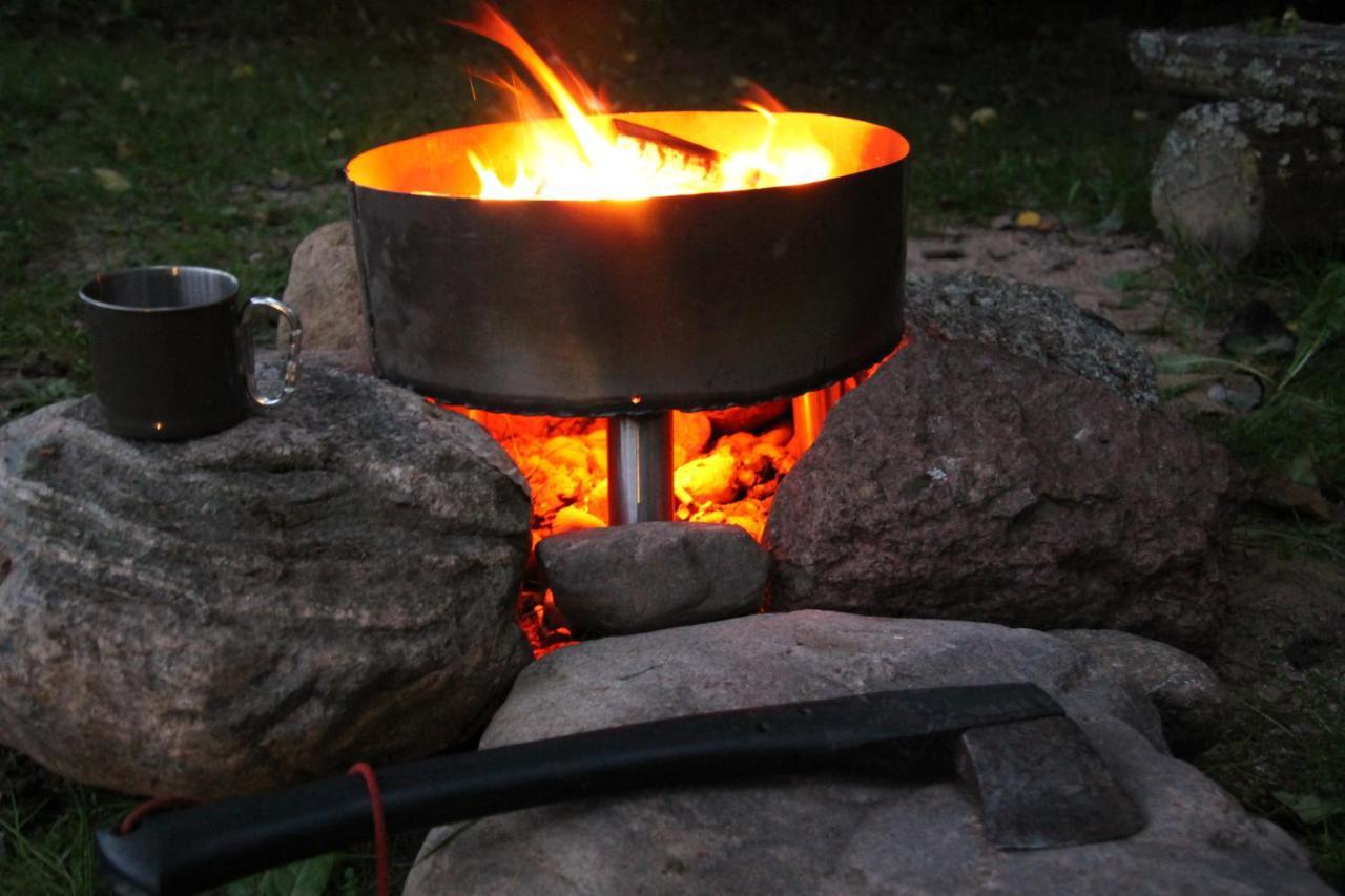 Vigio Brasta Camping Elektrenai Eksteriør bilde