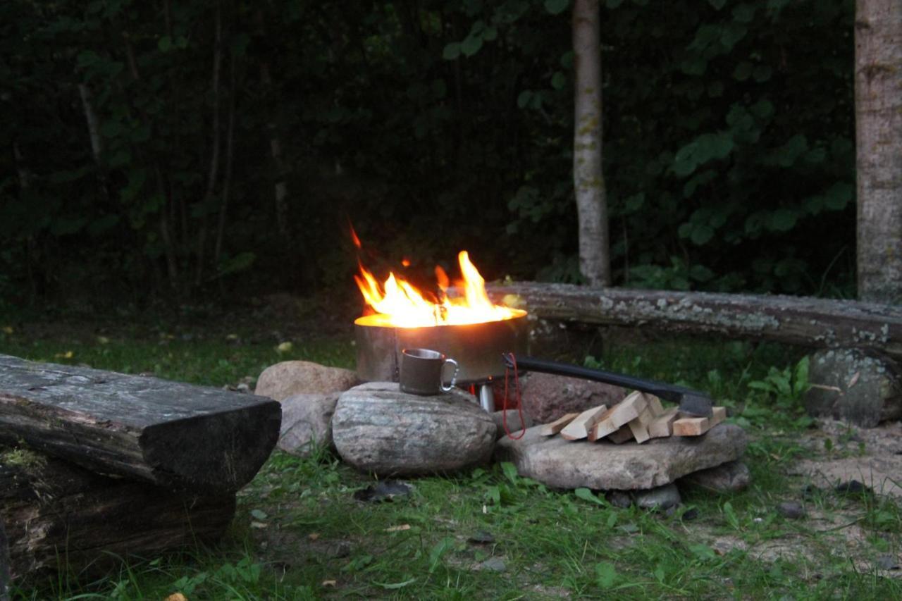 Vigio Brasta Camping Elektrenai Eksteriør bilde